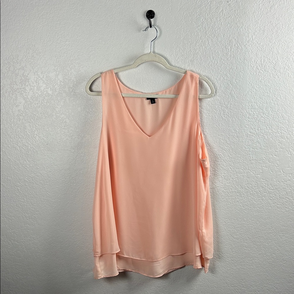TORRID Women’s Chiffon Double Layer Tank Sleeveless V Neck Lightweight Sz XL